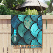 Boho Beach Towel - Aurora Ripple