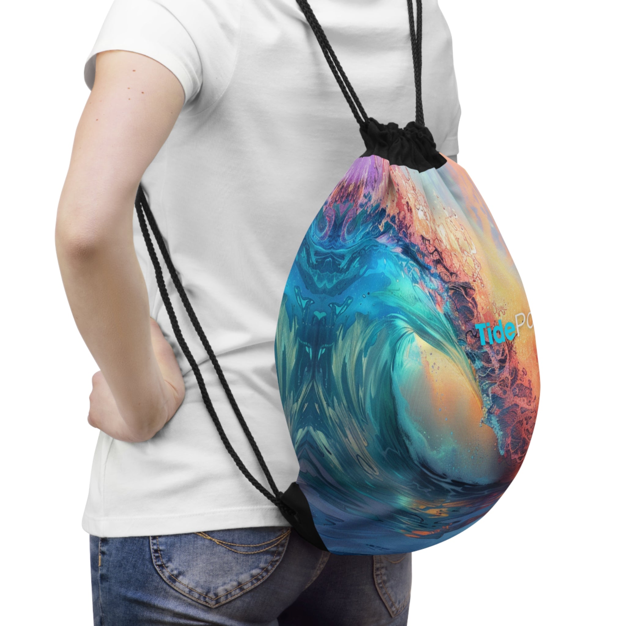 Drifter Drawstring Bag - Sunset Beach