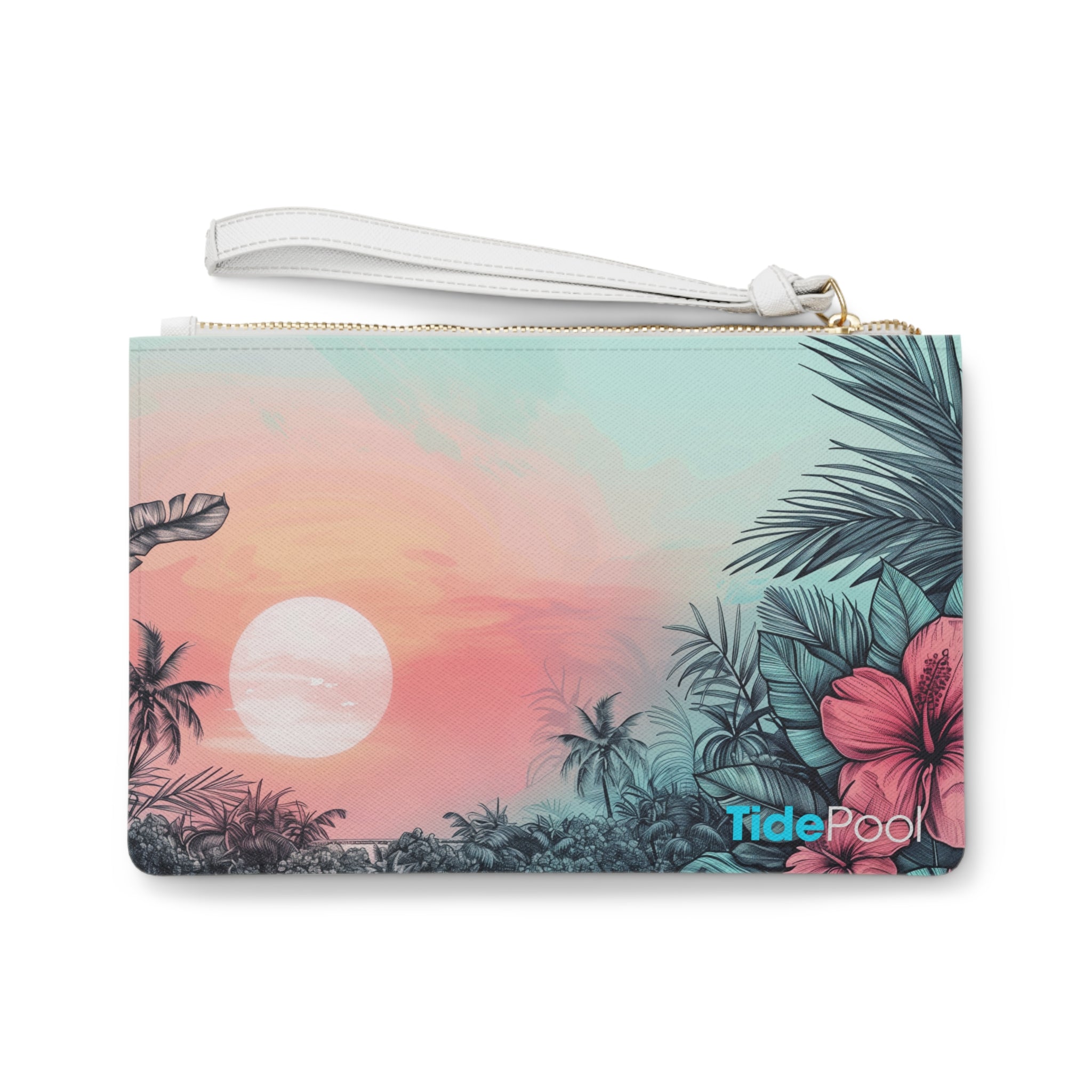 Coastal Clutch Bag - Maui Sunrise