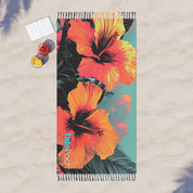 Boho Beach Towel - Black Sands