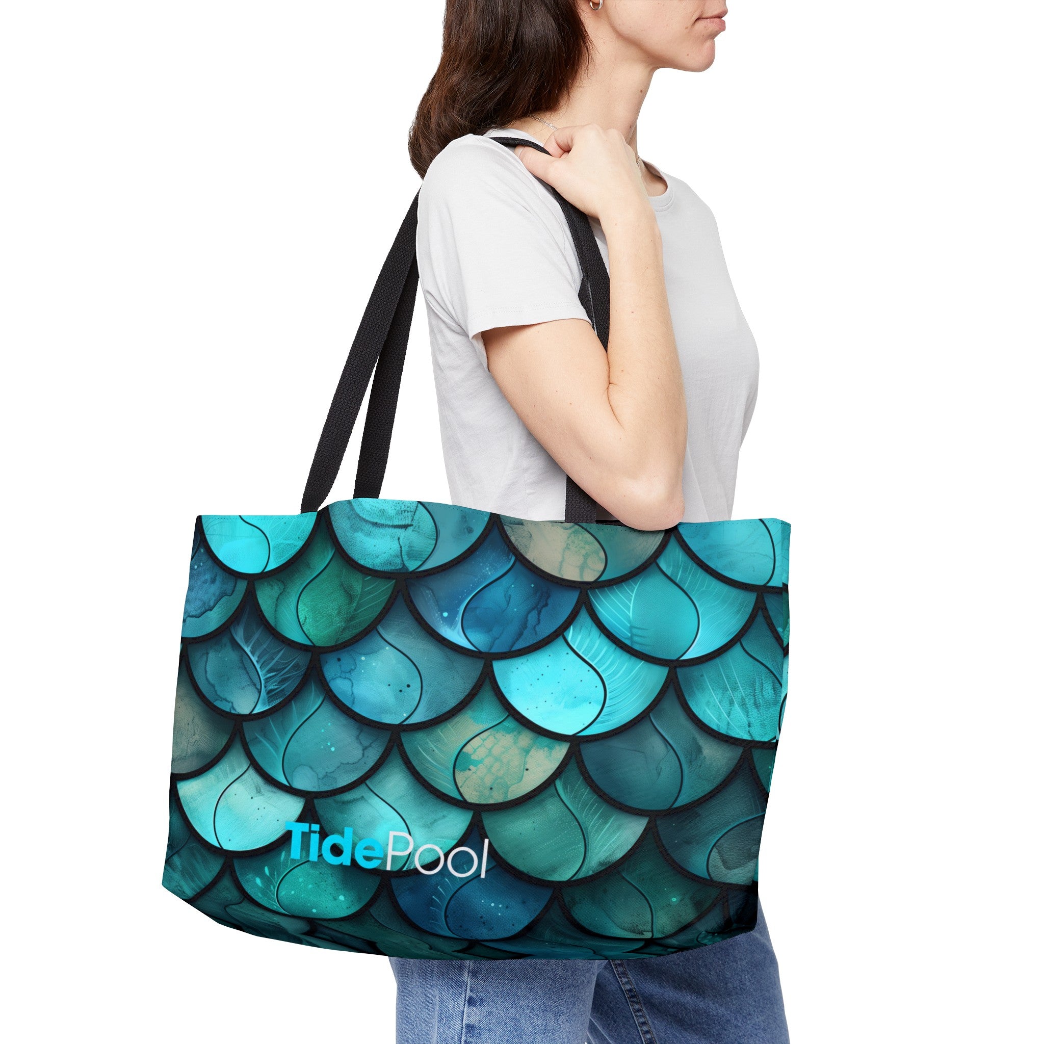 Luxe Tote Bag - Aurora Ripple