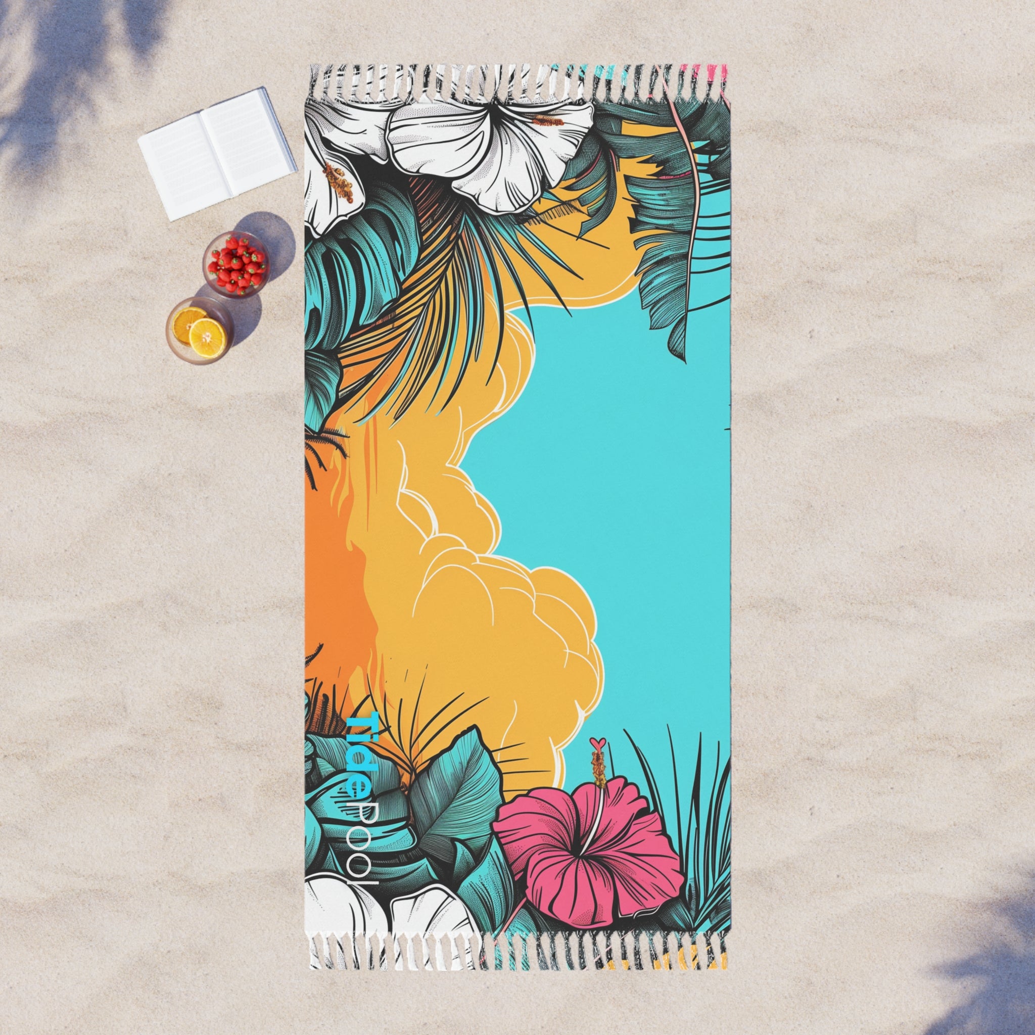 Boho Beach Towel - Hana Lava – TidePoolCollection