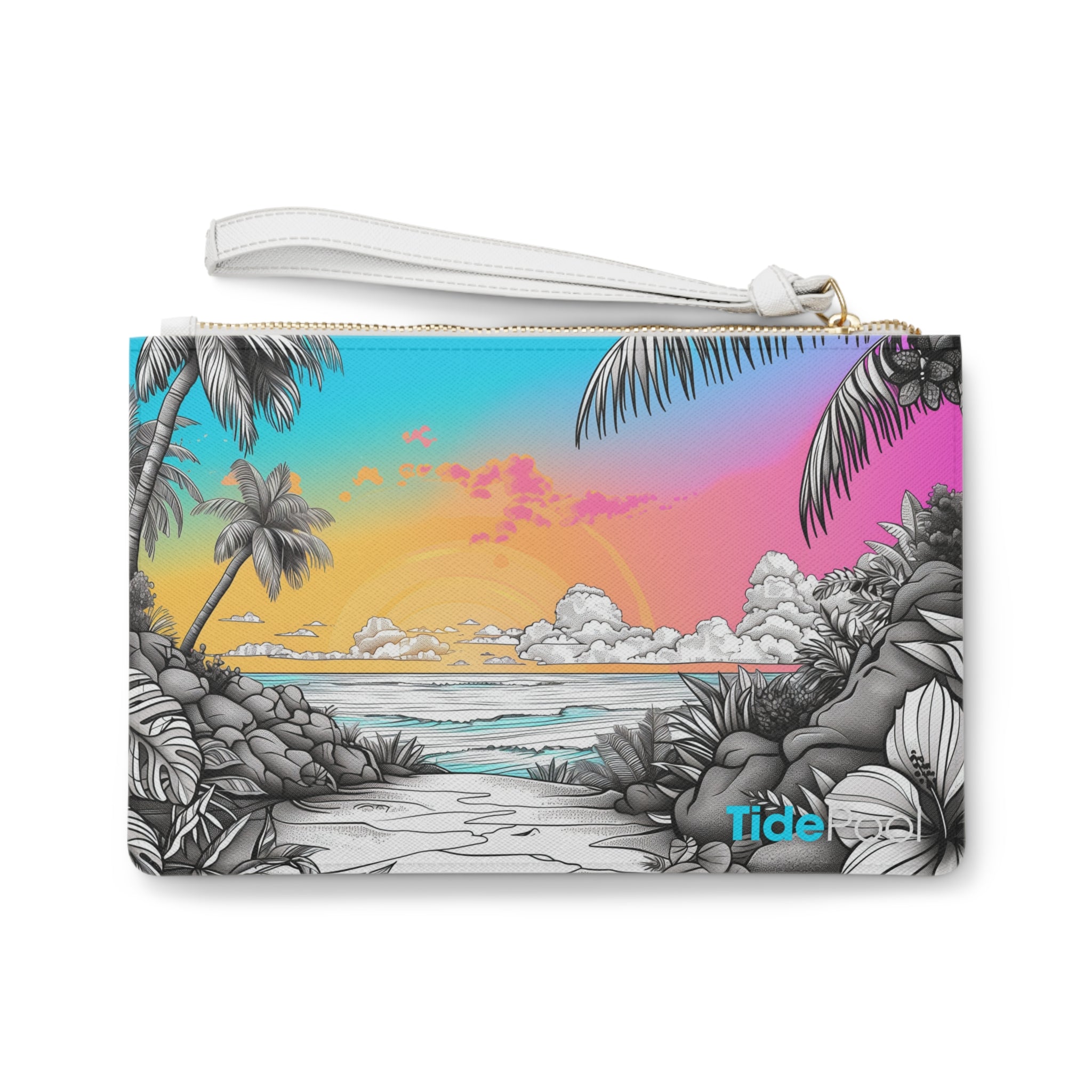 Coastal Clutch Bag - Shave Ice