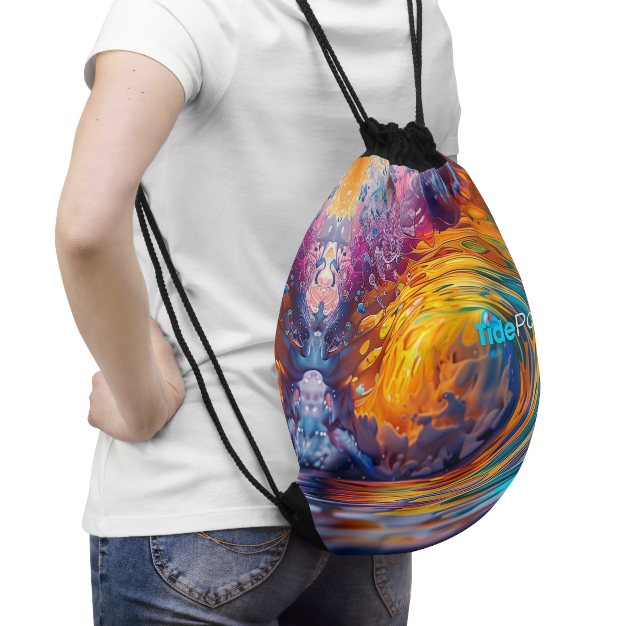 Drifter Drawstring Bag - Sandy Beach