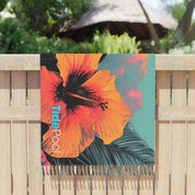 Boho Beach Towel - Black Sands