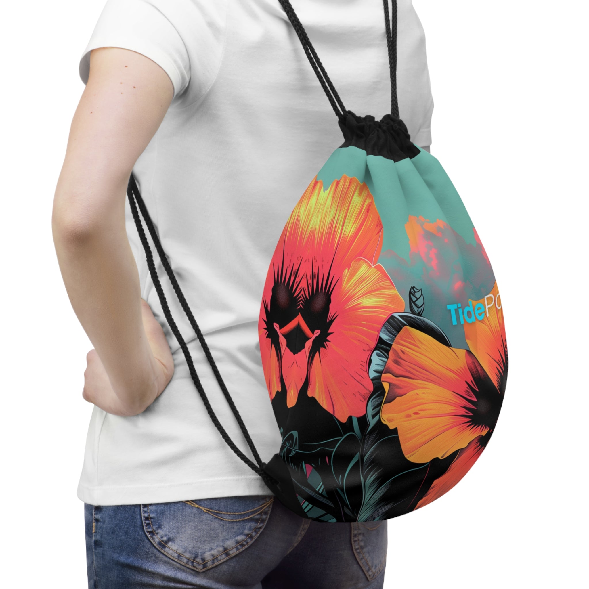 Drifter Drawstring Bag - Black Sands