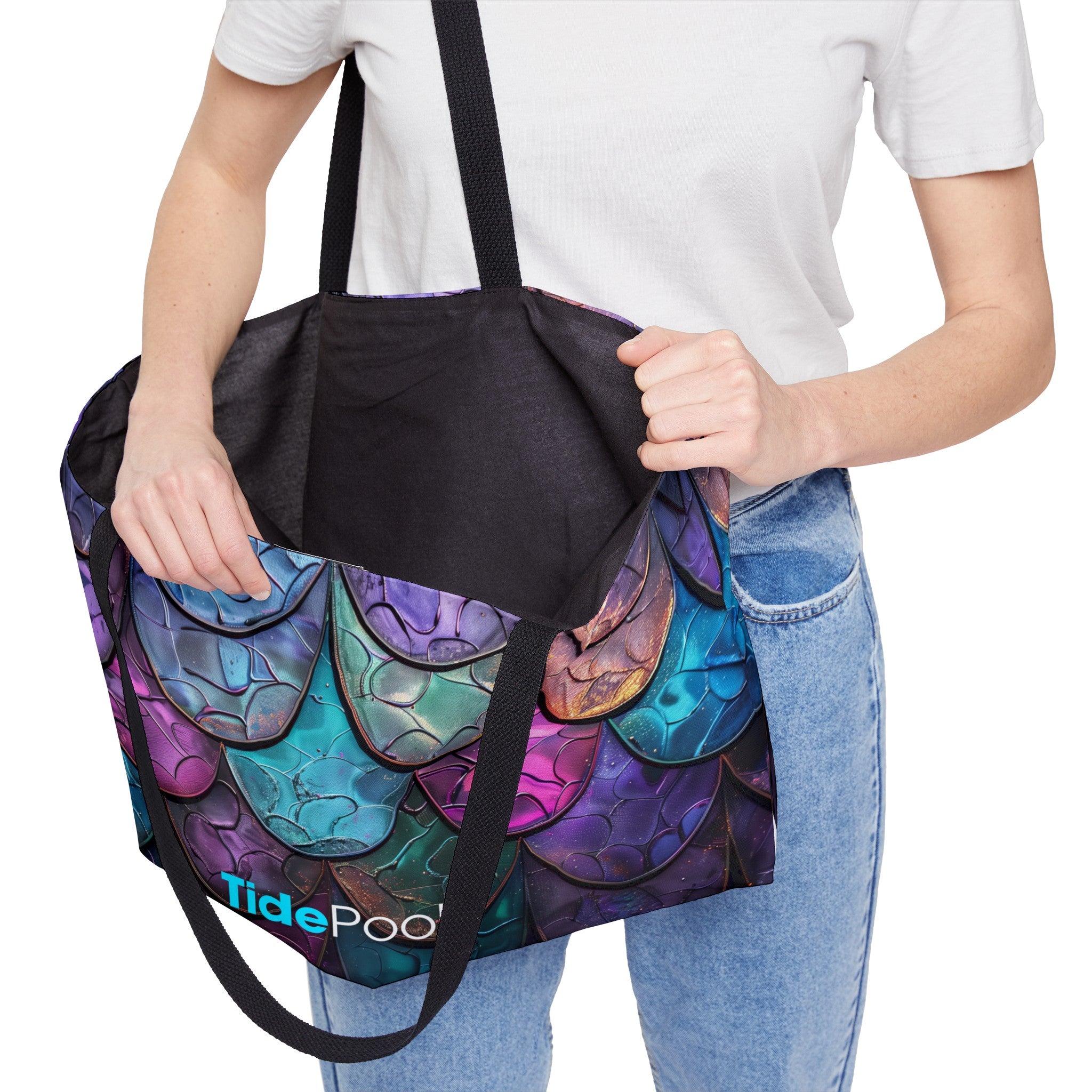 Luxe Tote Bag - Ocean Eclipse