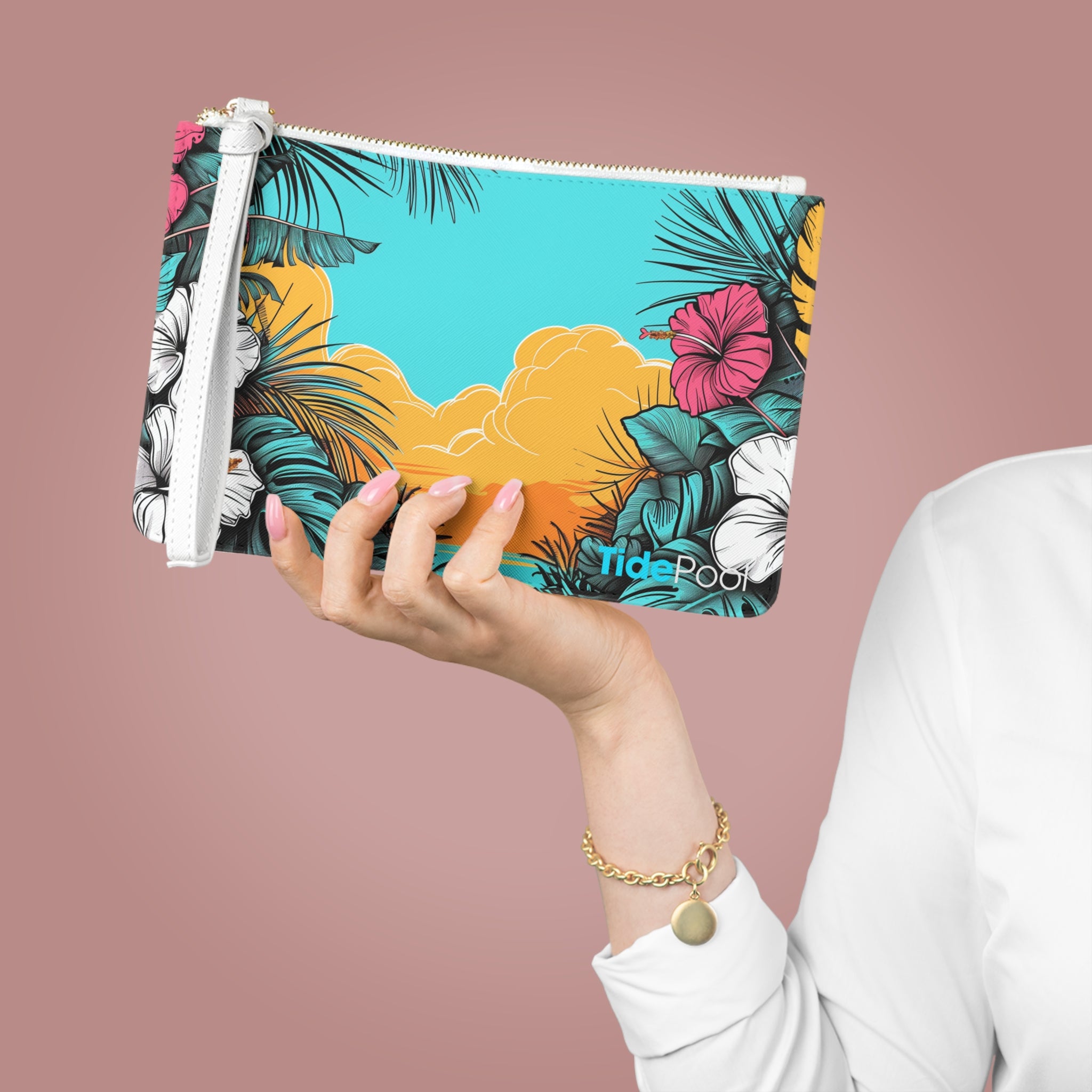 Coastal Clutch Bag - Hana Lava