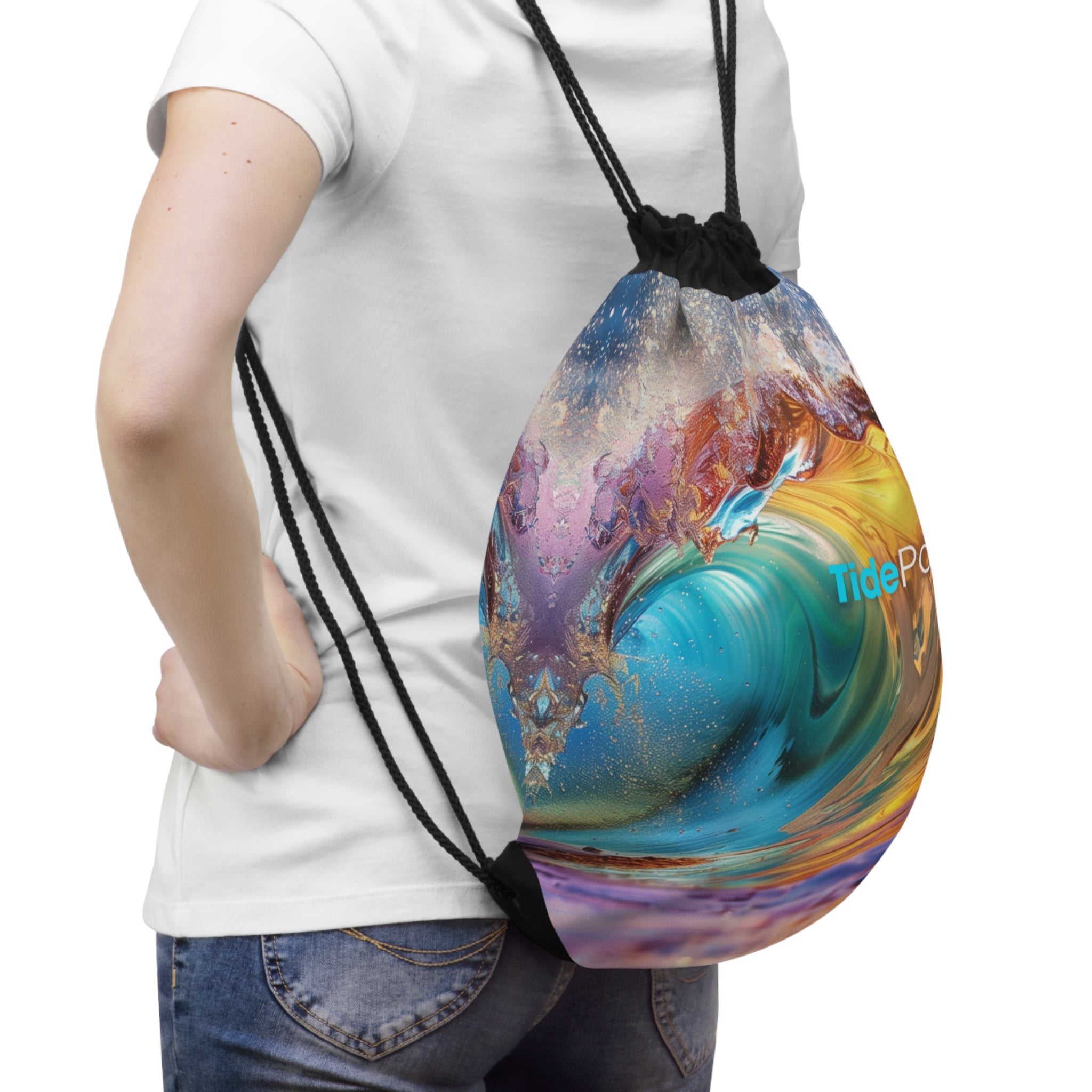 Drifter Drawstring Bag - Rainbow Bay