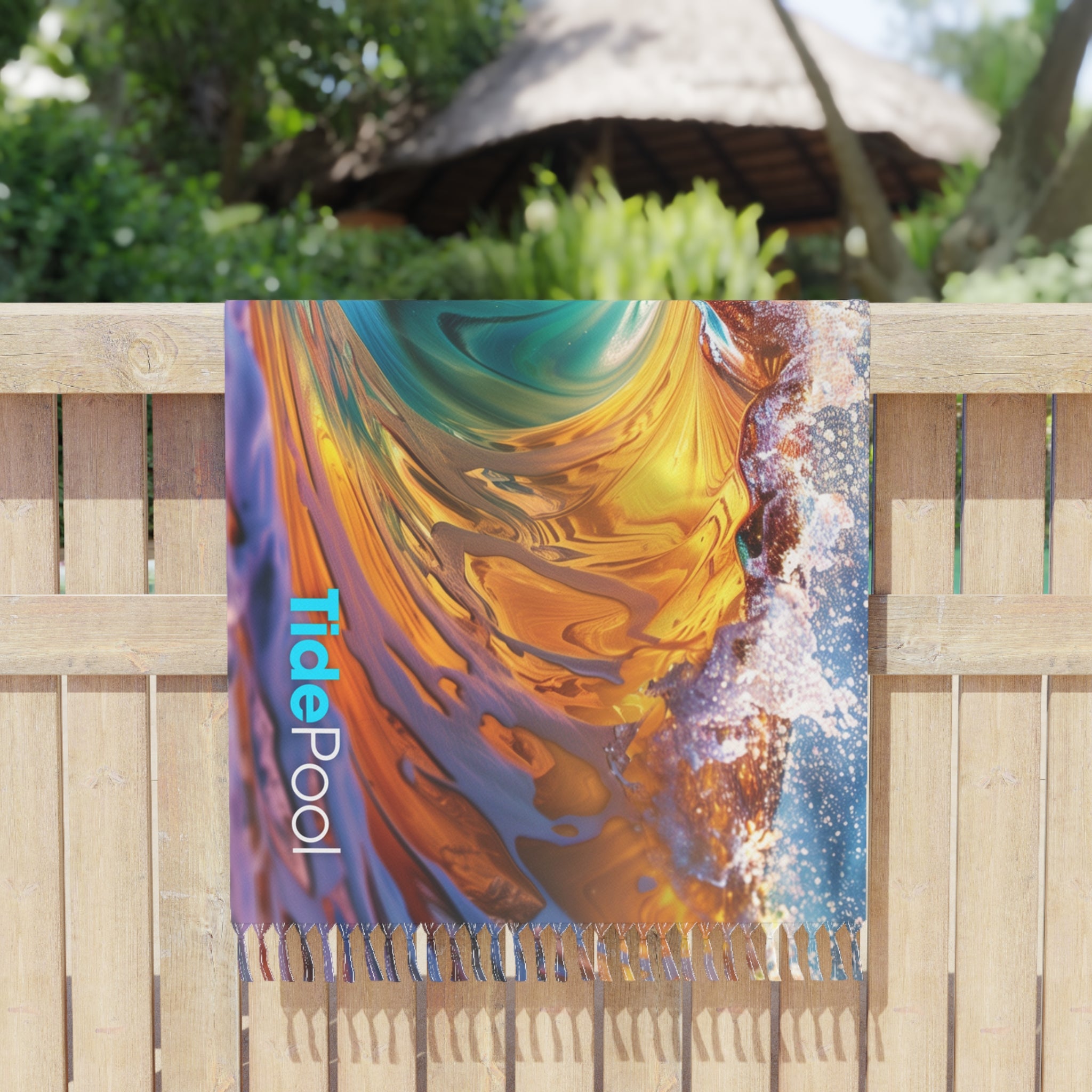 Boho Beach Towel - Rainbow Bay