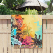 Boho Beach Towel - Garden Of Eden