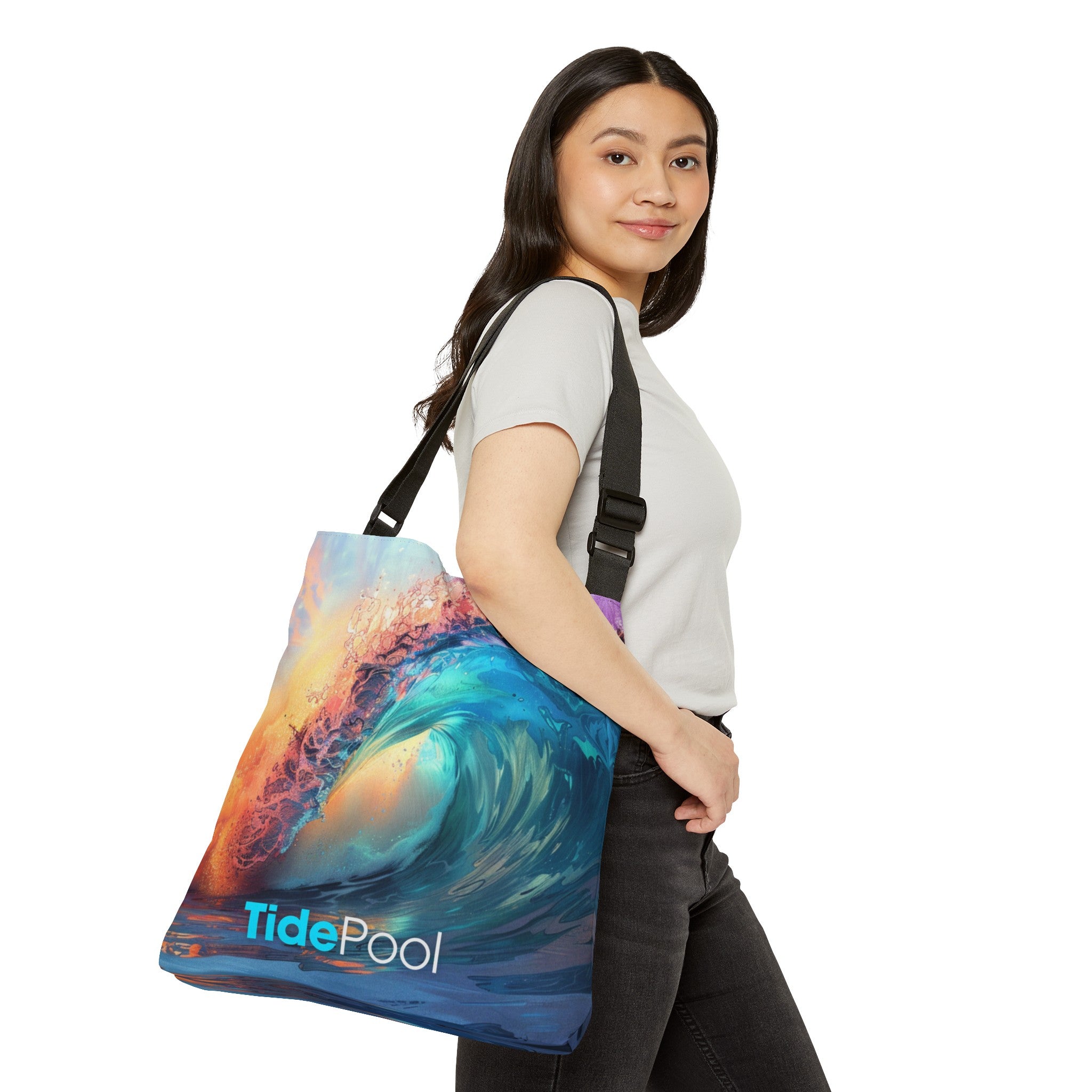 Breezy Tote Bag - Sunset Beach