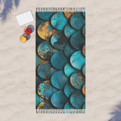 Boho Beach Towel - Royal Sea