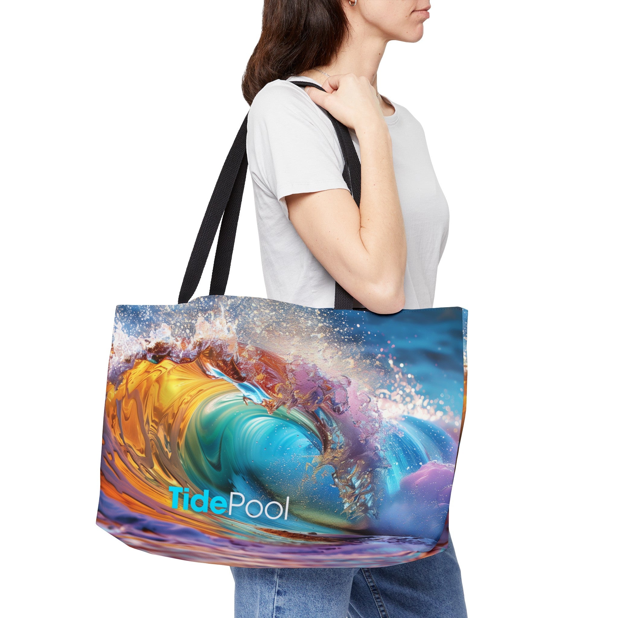 Luxe Tote Bag - Rainbow Bay