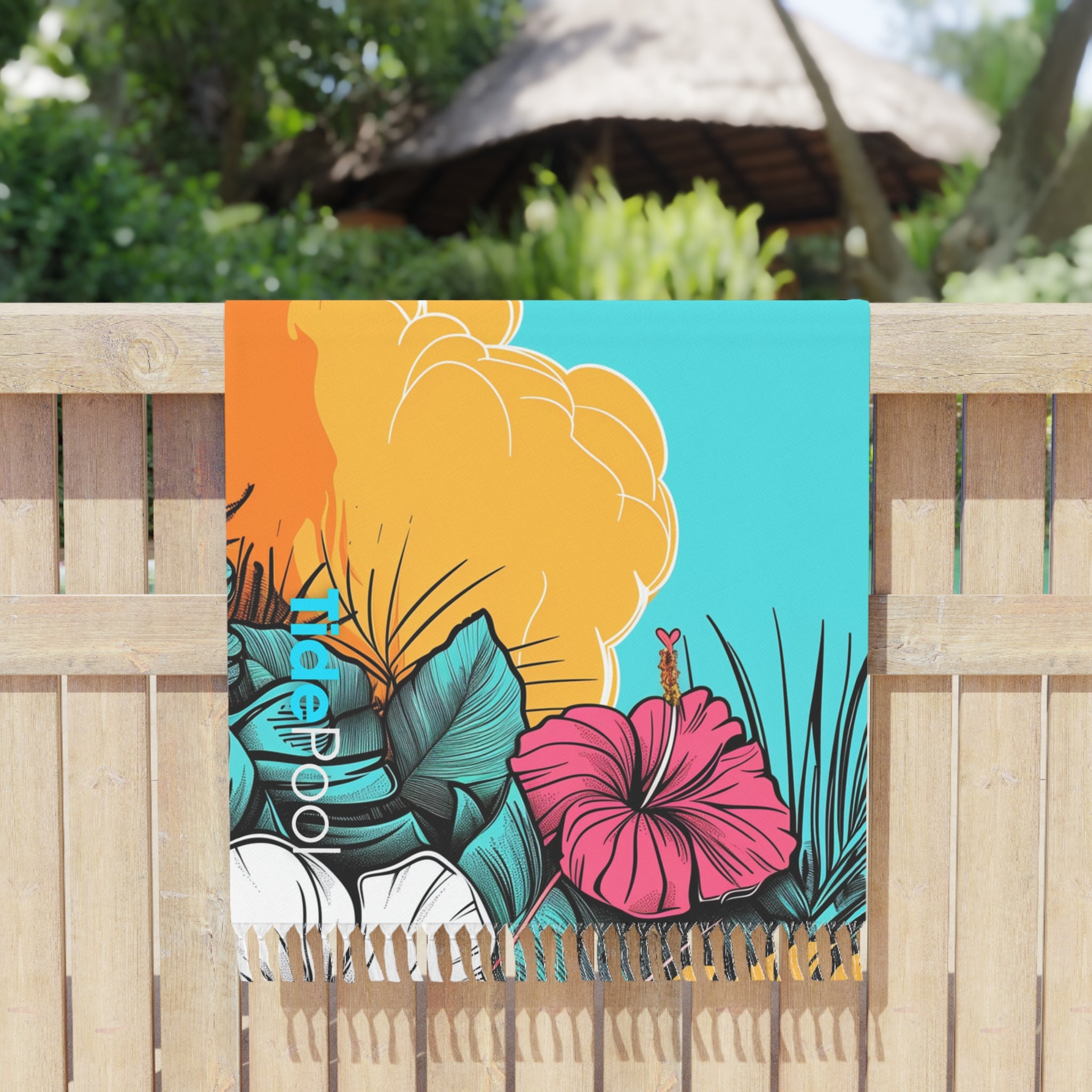 Boho Beach Towel - Hana Lava – TidePoolCollection